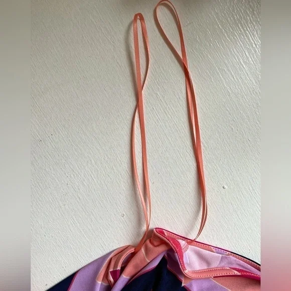 Trina Turk Colorful Geometric Pattern Sleeveless High Neck Craving Midi Dress - Picture 14 of 16